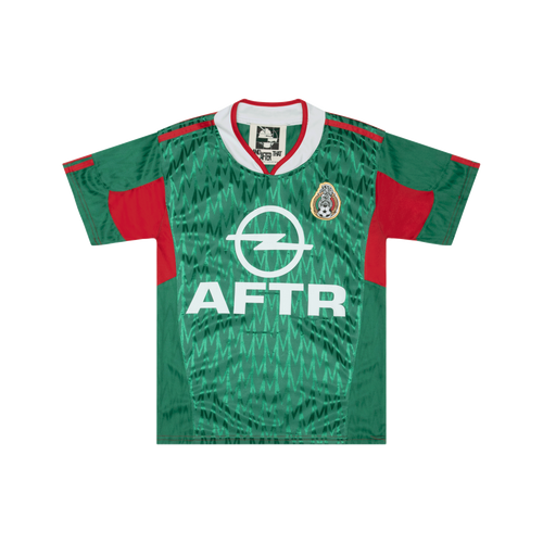 Vintage Green and Red Soccer Jersey