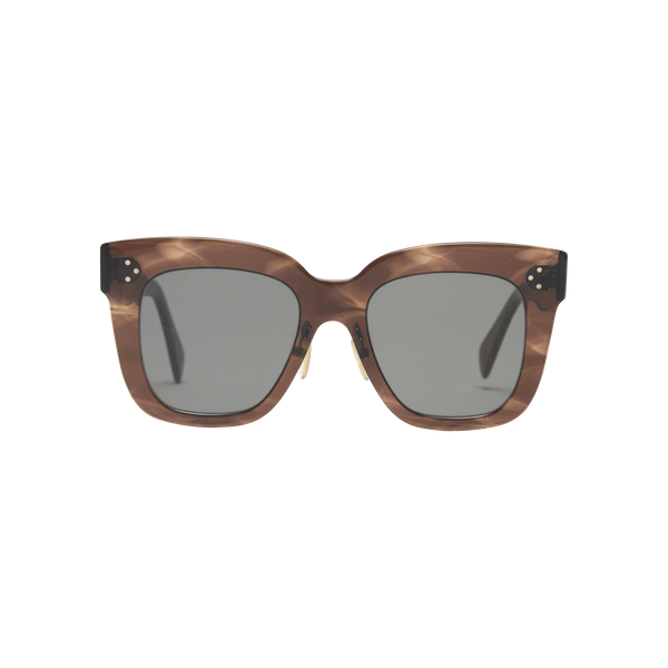 Céline Acetate Kim Sunglasses CL 41444/S Havana Brown