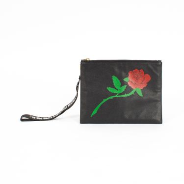 Poppy Lissiman Rose Faux Leather Clutch