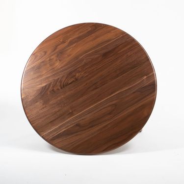 Lacquered Walnut Round Table by Hans Wegner for Carl Hansen, 2021