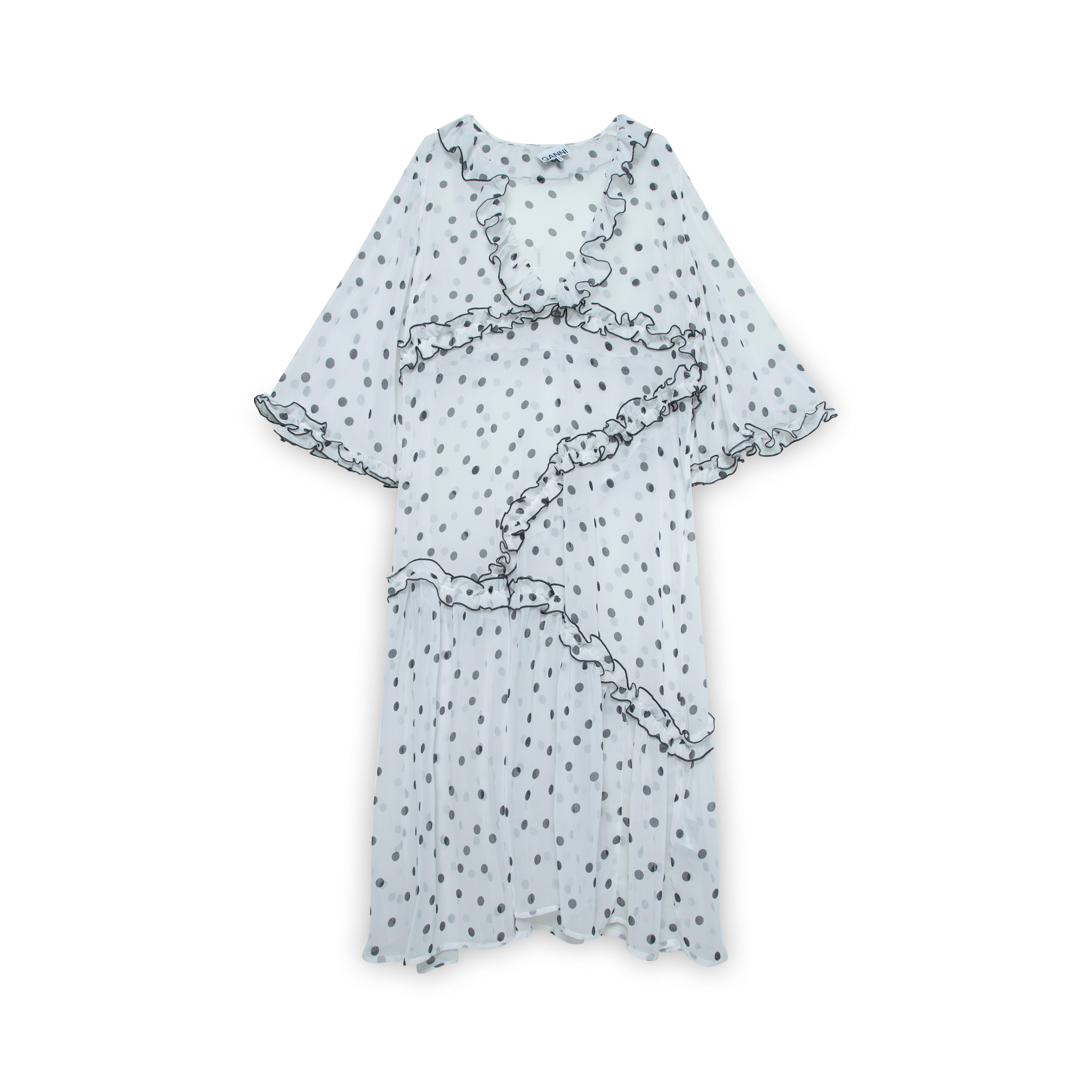 Ganni hotsell polka dress