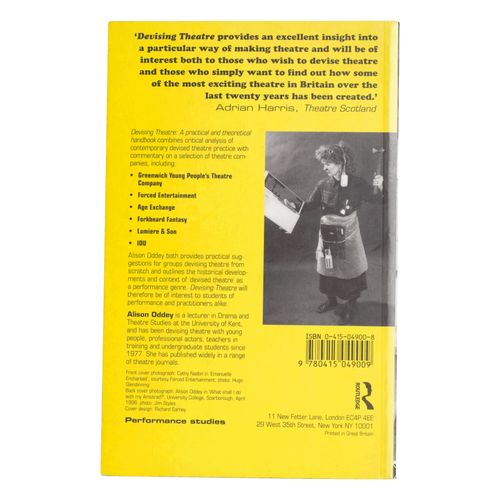 Devising Theatre: A Practical and Theoretical Handbook