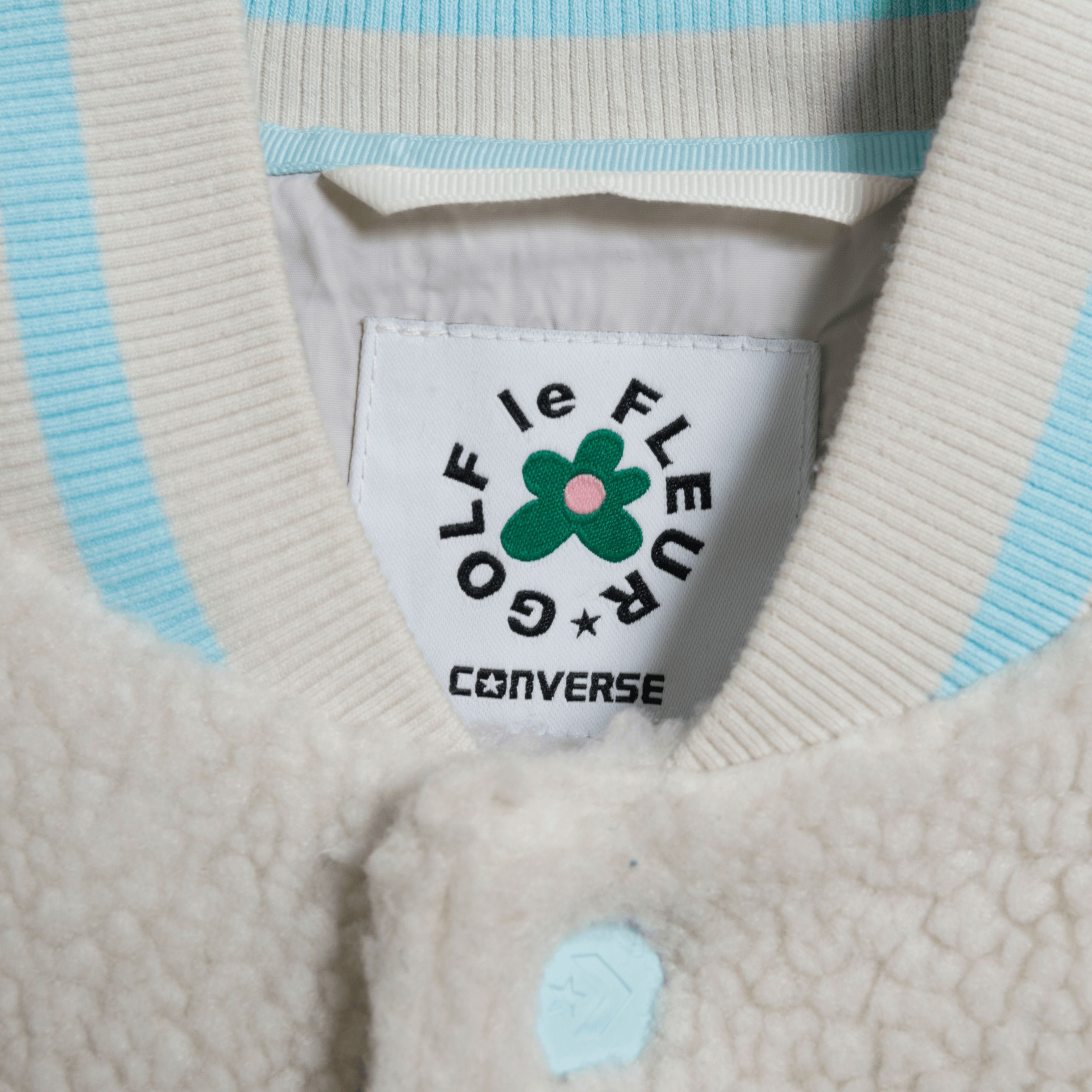 Converse x golf le fleur sherpa bomber jacket best sale