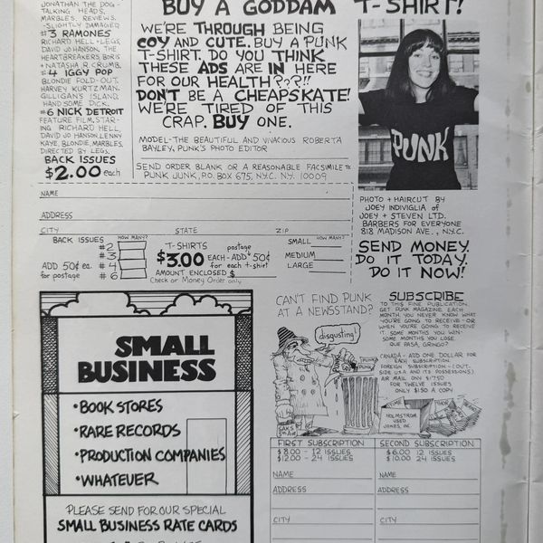 Punk no.7 1977 Patti Smith