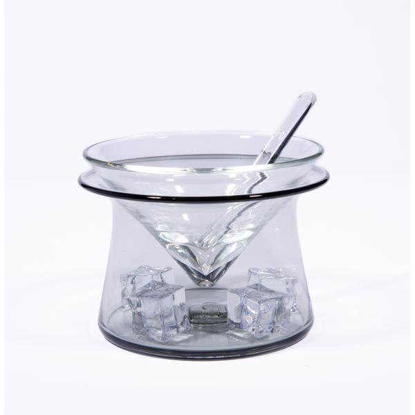 Caviar Dish - Cone - Smoke