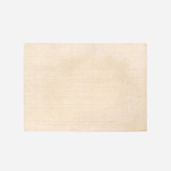 White Woodlines Area Rug by Naja Utzon Popov for Carl Hansen, 2022