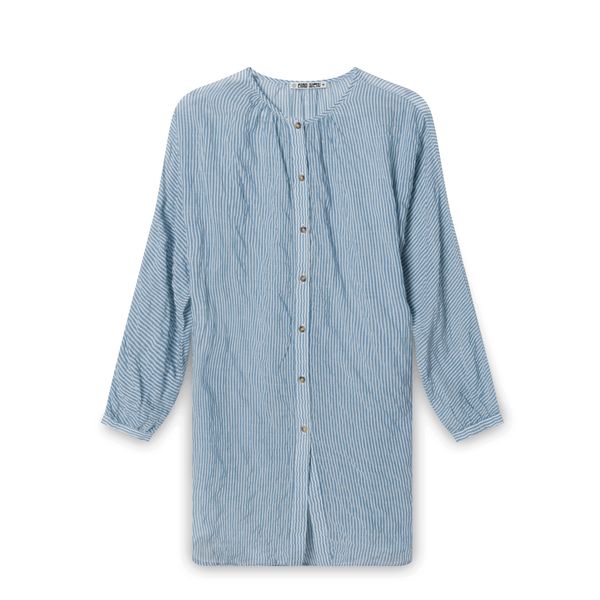 Ciao Lucia! Pinstripe Shirt-Dress