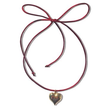 Gemini Jewels Valentina Heart Tie Necklace