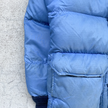 1980s North Face Ice Blue Puffer Jacket