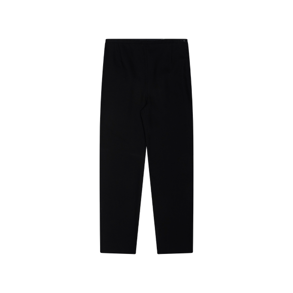 Giorgio Armani Black High Waisted Wool Trousers