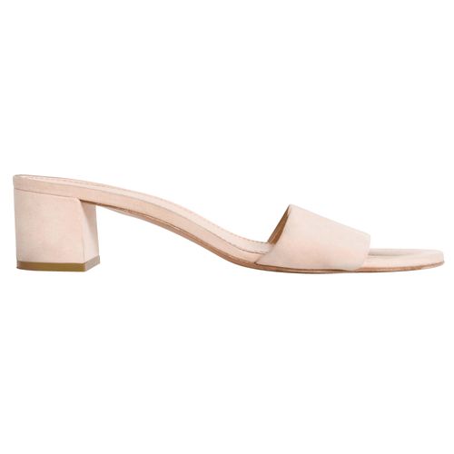LOQ Coral Leather Mules