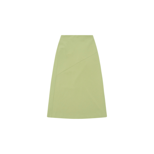 SLLOW Pistachio Green Midi Skirt