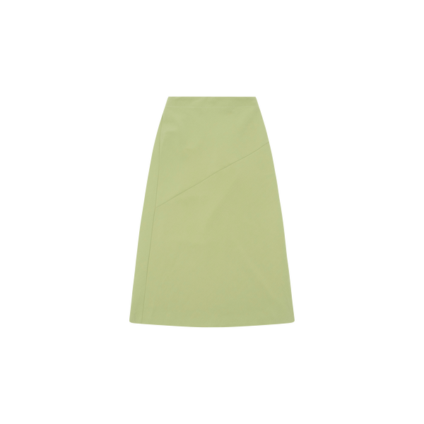 SLLOW Pistachio Green Midi Skirt