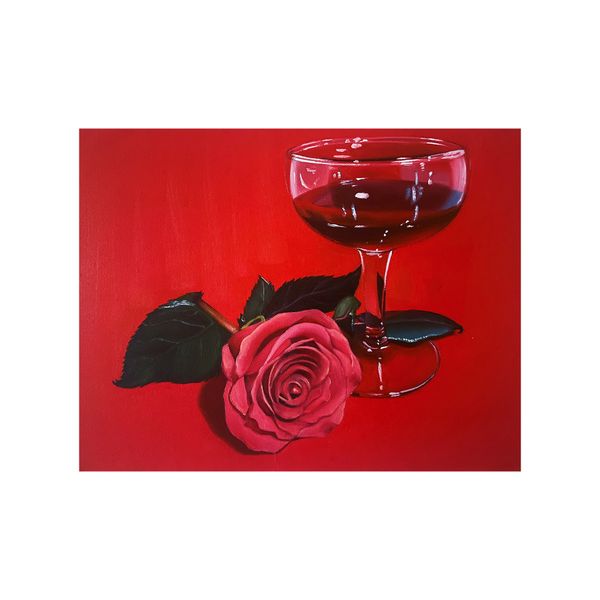 Thérèse Mulgrew, "Wine and Rose," 2023