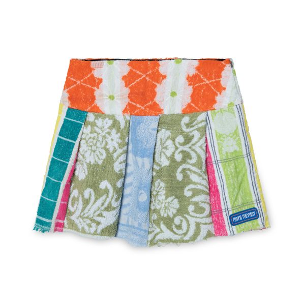 Rave Review Riana Multi Panelled Cotton-Terry Skirt