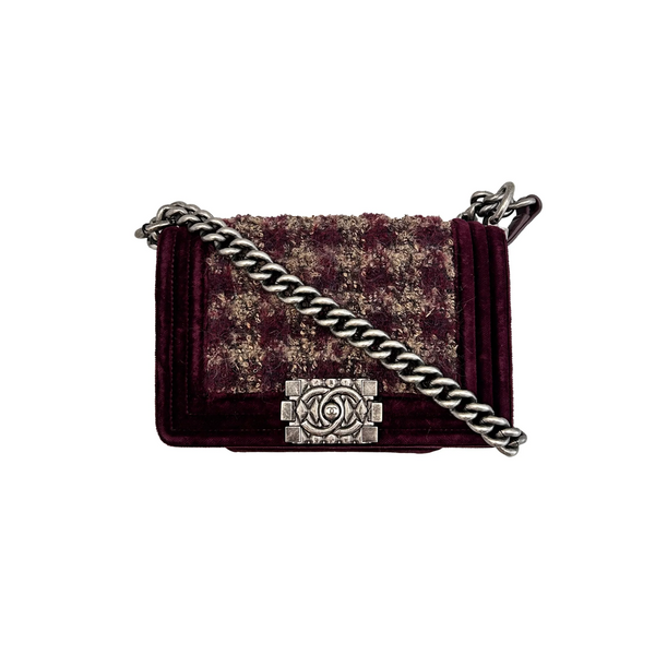 Chanel Tweed Boy Bag