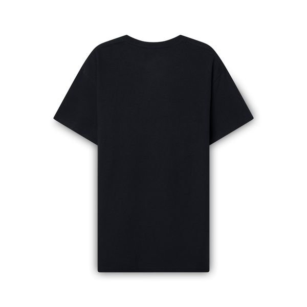 Black Stencil Mash Tee