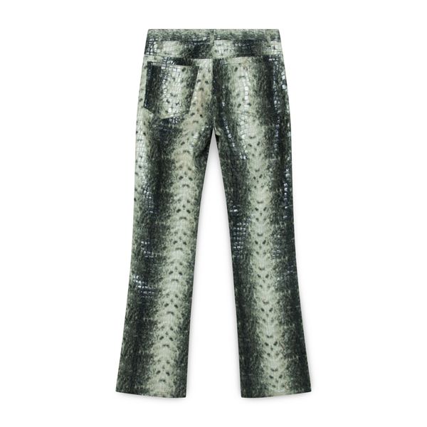 Revolt Alligator Print Pants