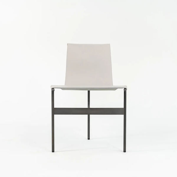 Smoke Grey Leather TG-10 Sling Dining Chair by Gratz Industries, 2021