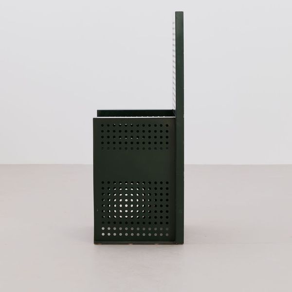 Perforated Steel Chair by Urano Palma