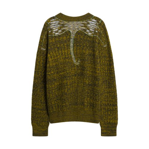 Kenzo Embroidered Cable Knit Sweater