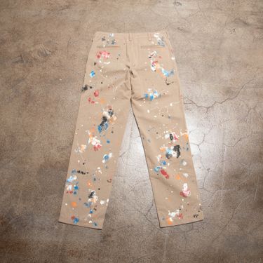 CDG Homme Plus Paint-Covered Pants