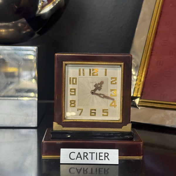 Cartier Paris 1930s EWC Desk Clock