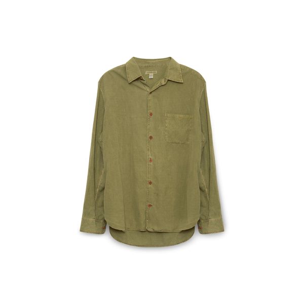 Vintage Green Button Down Shirt