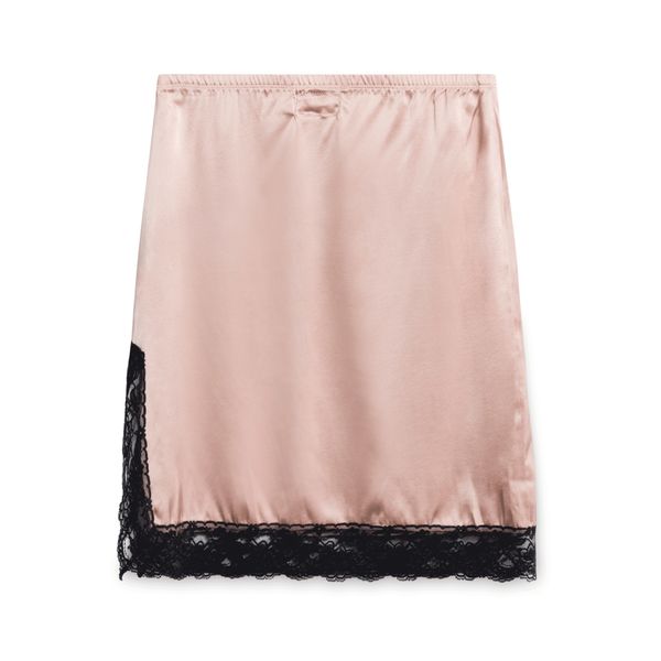 Pink Punk Silk Skirt