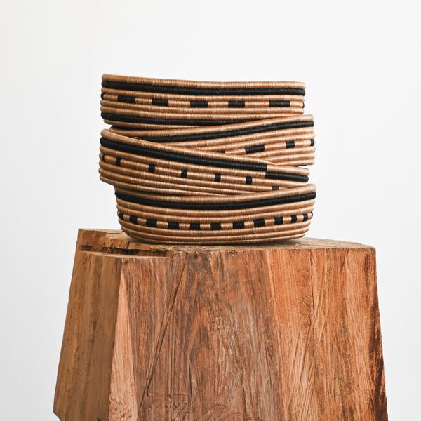 Rwandan Rope Bread Basket