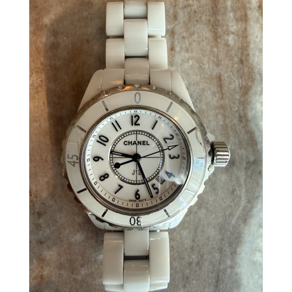 Chanel J12 33mm White Ceramic Watch