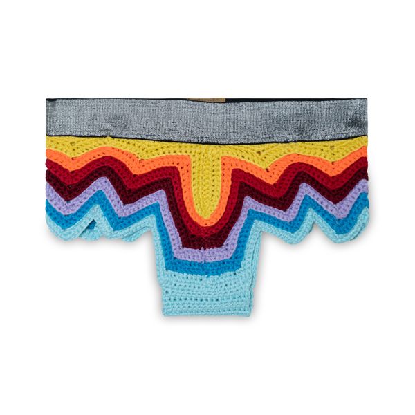 Lord von Schmitt Crochet Rainbow Shorts Swim Trunks