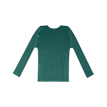 Issey Miyake Green Pleats Please Top