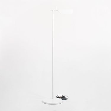 Aluminum White Tab Floor Lamp by Barber and Osgerby for Flos, 2021