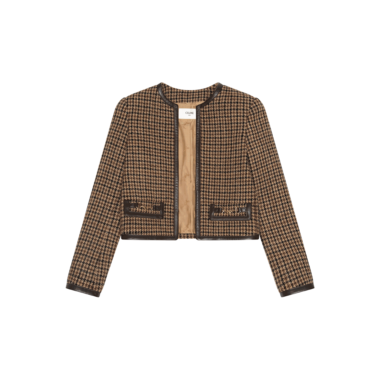 Celine 2022 Brown Chasseur Evening Jacket by Emily Oberg
