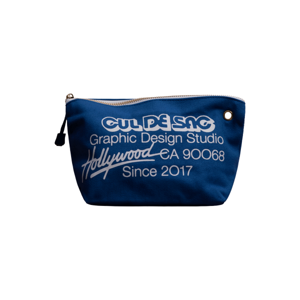 Blue Zip Pouch