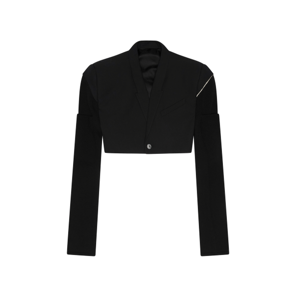 Rick Owens Cropped Knit Blazer