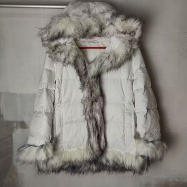 Uniqlo Japan Faux Fur Longline Puffer Coat