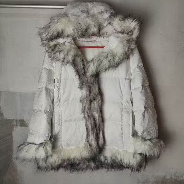 Uniqlo Japan Faux Fur Longline Puffer Coat