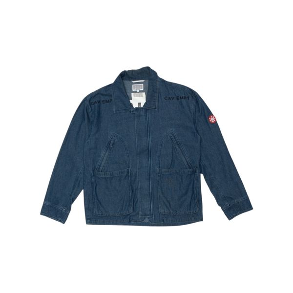 Cav Empt Indigo Denim Short Shirt Jacket