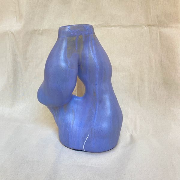 Amorphous No. 2 - Lilac Stoneware Vase, 2024