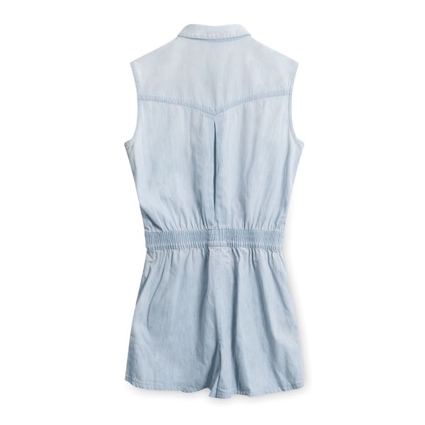 Dreams Denim Romper - Light Wash