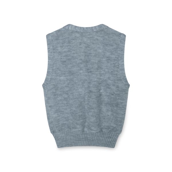 Vintage Grey Terrycloth Vest