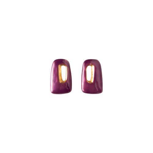 Marni Purple Stud Earrings