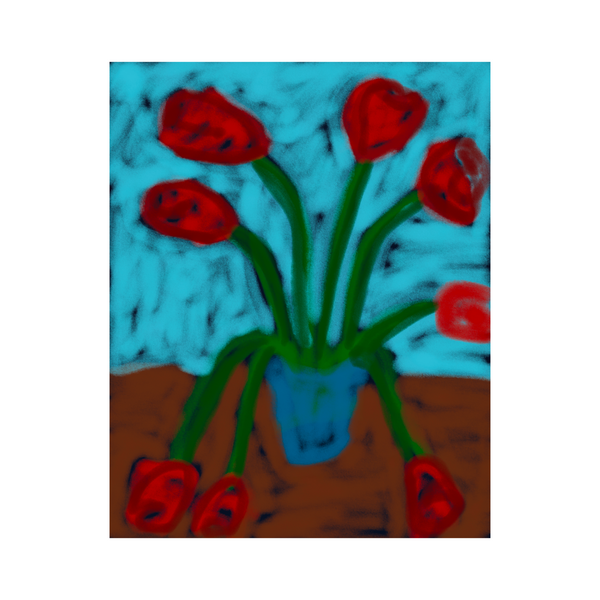 roses in vase 3