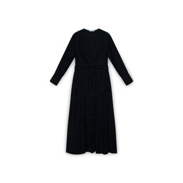 IRO Black Antero Wrap Dress