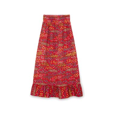 Vintage Quilted Midi Skirt