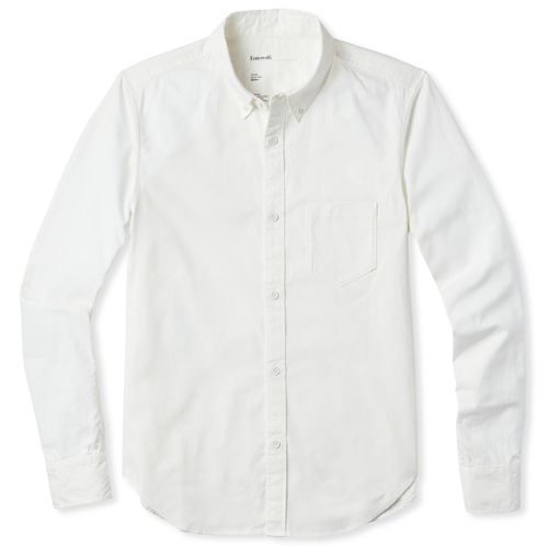 Entireworld Organic Cotton Oxford Shirt - White