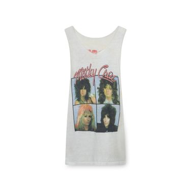 Vintage 1980s Montley Crüe Cut Off T-Shirt