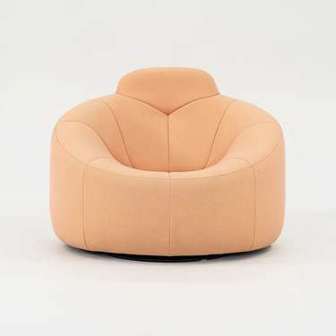 Orange Pumpkin High Back Swivel Lounge Chair by Pierre Paulin for Ligne Roset, 2023